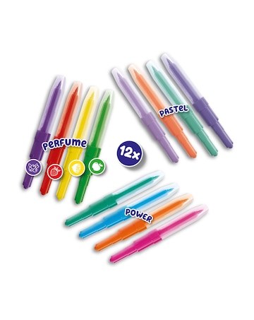 SES Power Pastel Scented Pens 12P
