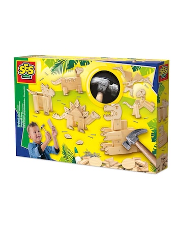 SES Creative Dino Woodwork Set