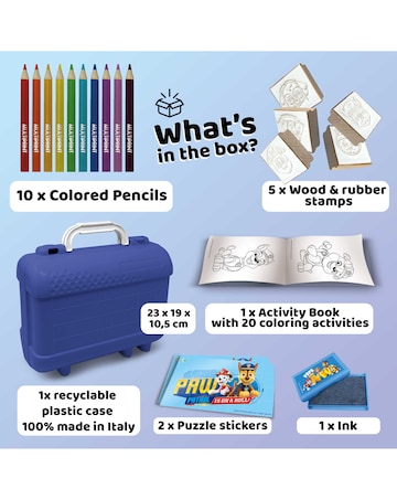 Paw Patrol Colour & Stamp Travel Set