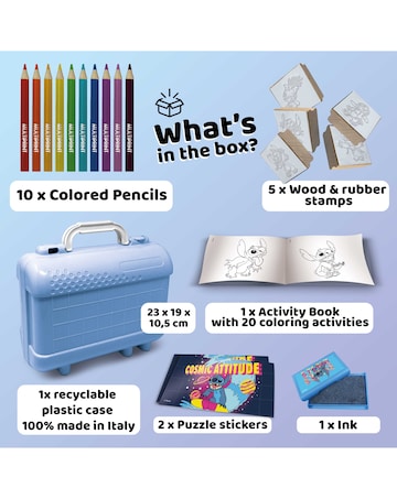 Stitch Colour & Stamp Travel Set