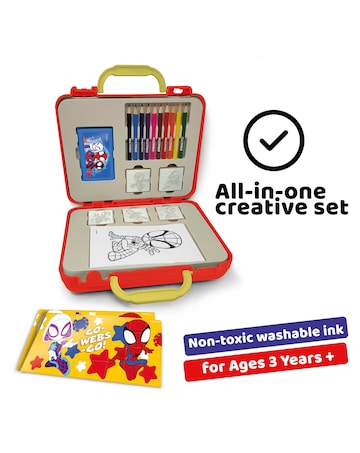 Spidey Colour & Stamp Travel Set