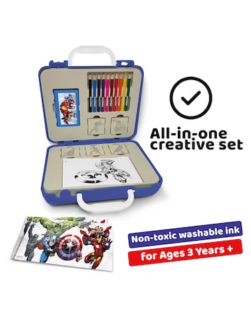 Avengers Colour & Stamp Travel Set