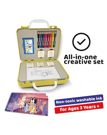 Bluey Colour & Stamp Travel Set
