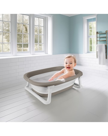 Dolu Stone Grey Folding Bathtub