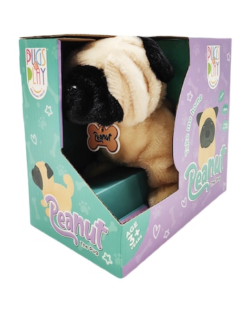 Peanut Pug Walking Dog Plush
