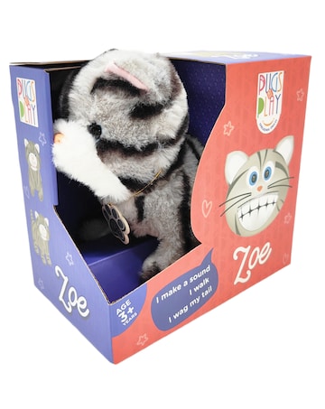 Zoe Walking Cat Plush