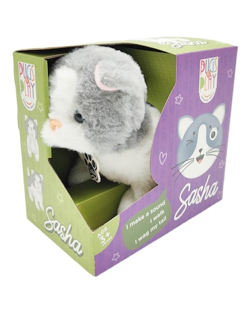 Sasha Walking Cat Plush