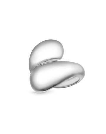 Simply Silver Sterling Silver 925 Statement Polished Ring