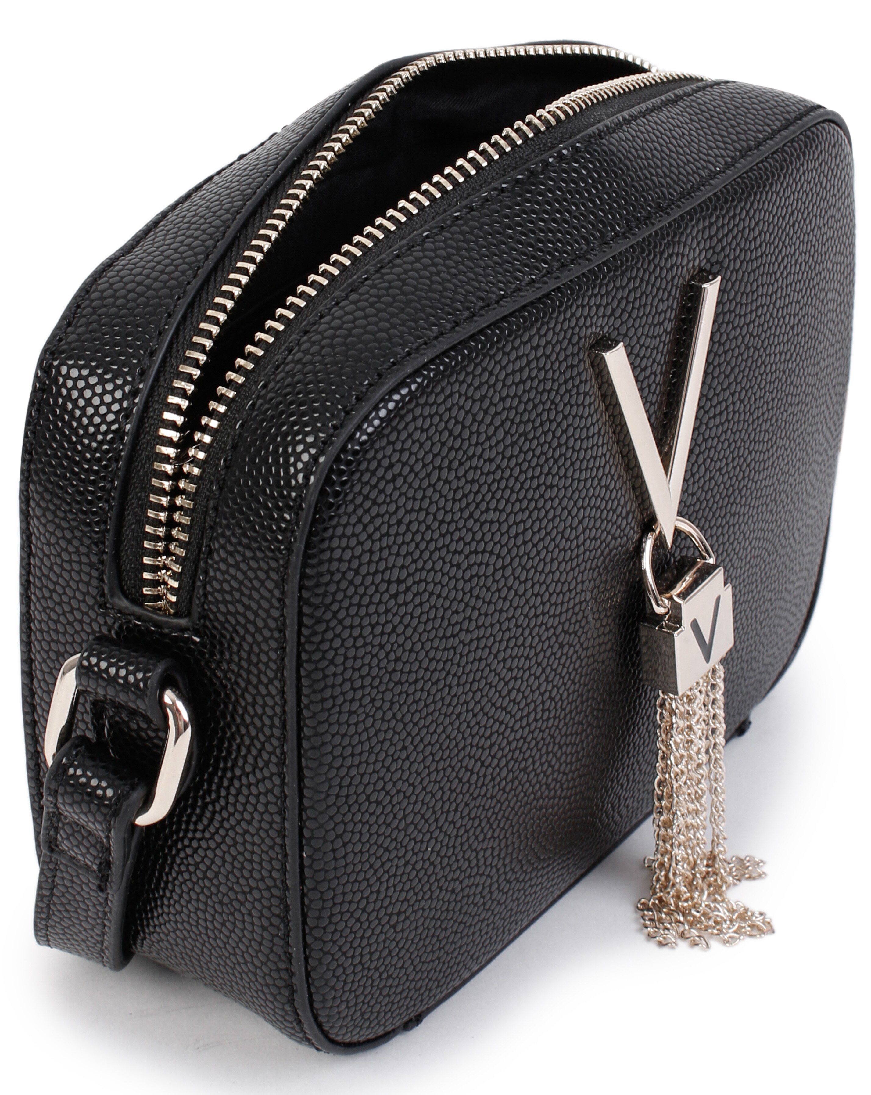 Black valentino camera best sale bag