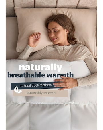 Silentnight Naturals Collection Duck Feather 10.5tog Duvet