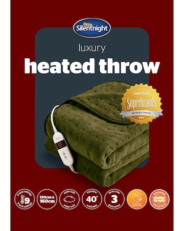 Silentnight Luxury Heated Throw