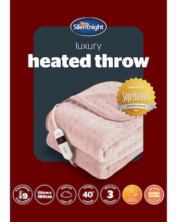 Silentnight Luxury Heated Throw
