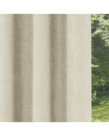 Knightsbridge Chenille Black Out Eyelet Curtains