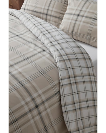 Catherine Lansfield Kelso Check Duvet Cover Set