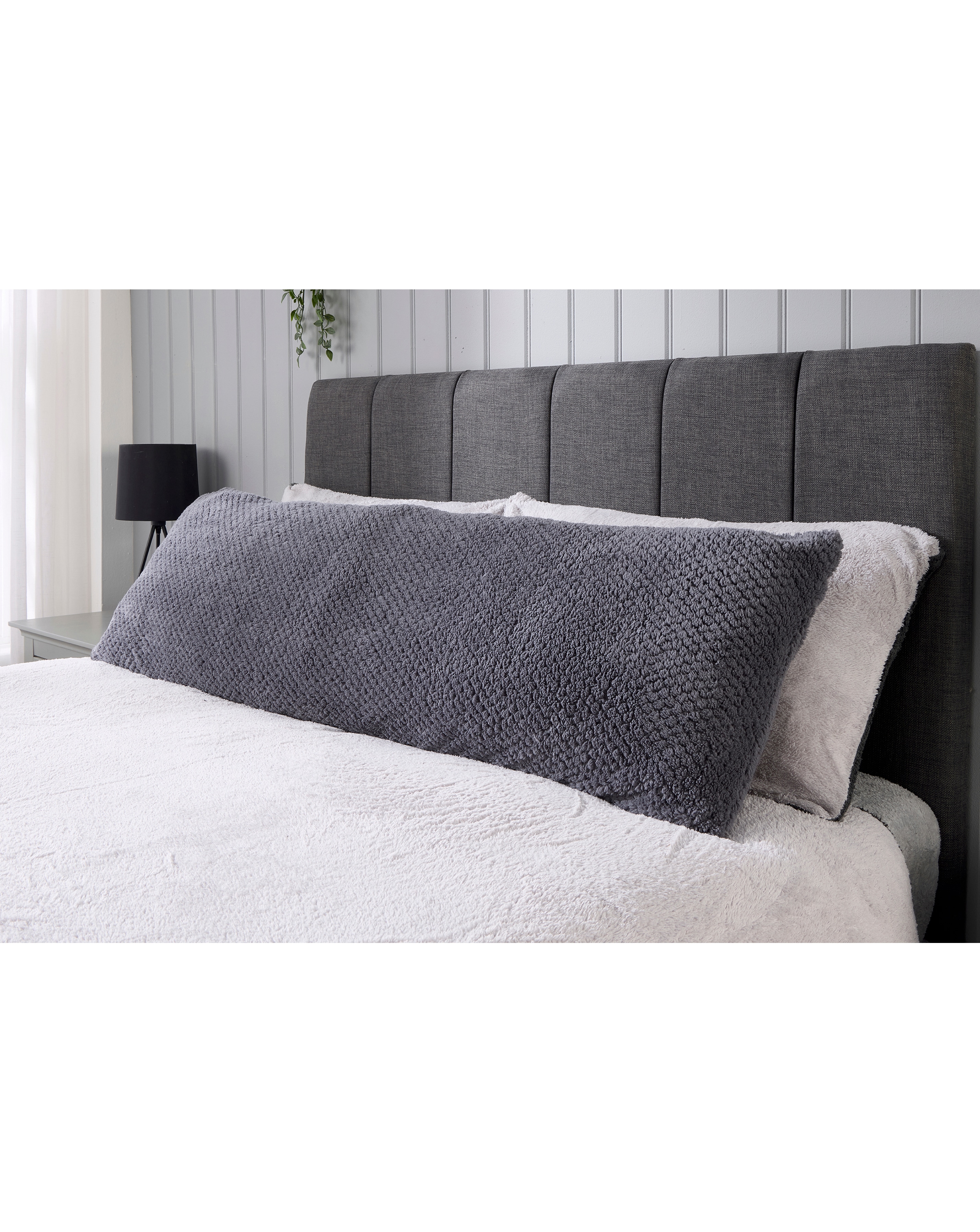 New In - Waffle Fleece Bolster Cushion