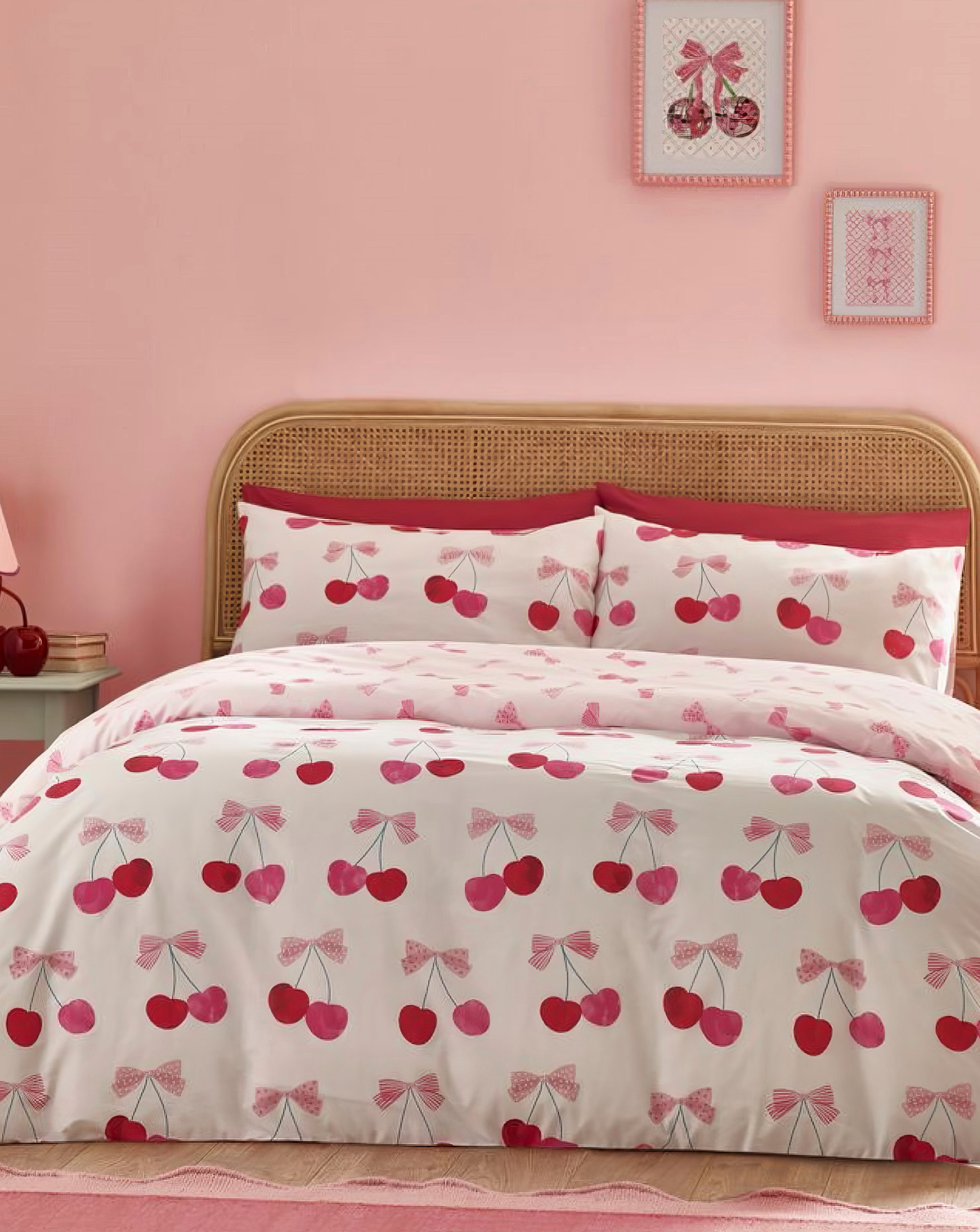 Catherine Lansfield Cherries Duvet Set