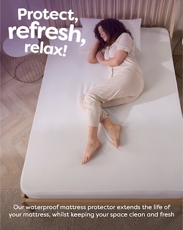 Slumberdown Sleep Soundly 5cm Mattress Topper + Waterproof Mattress Protector