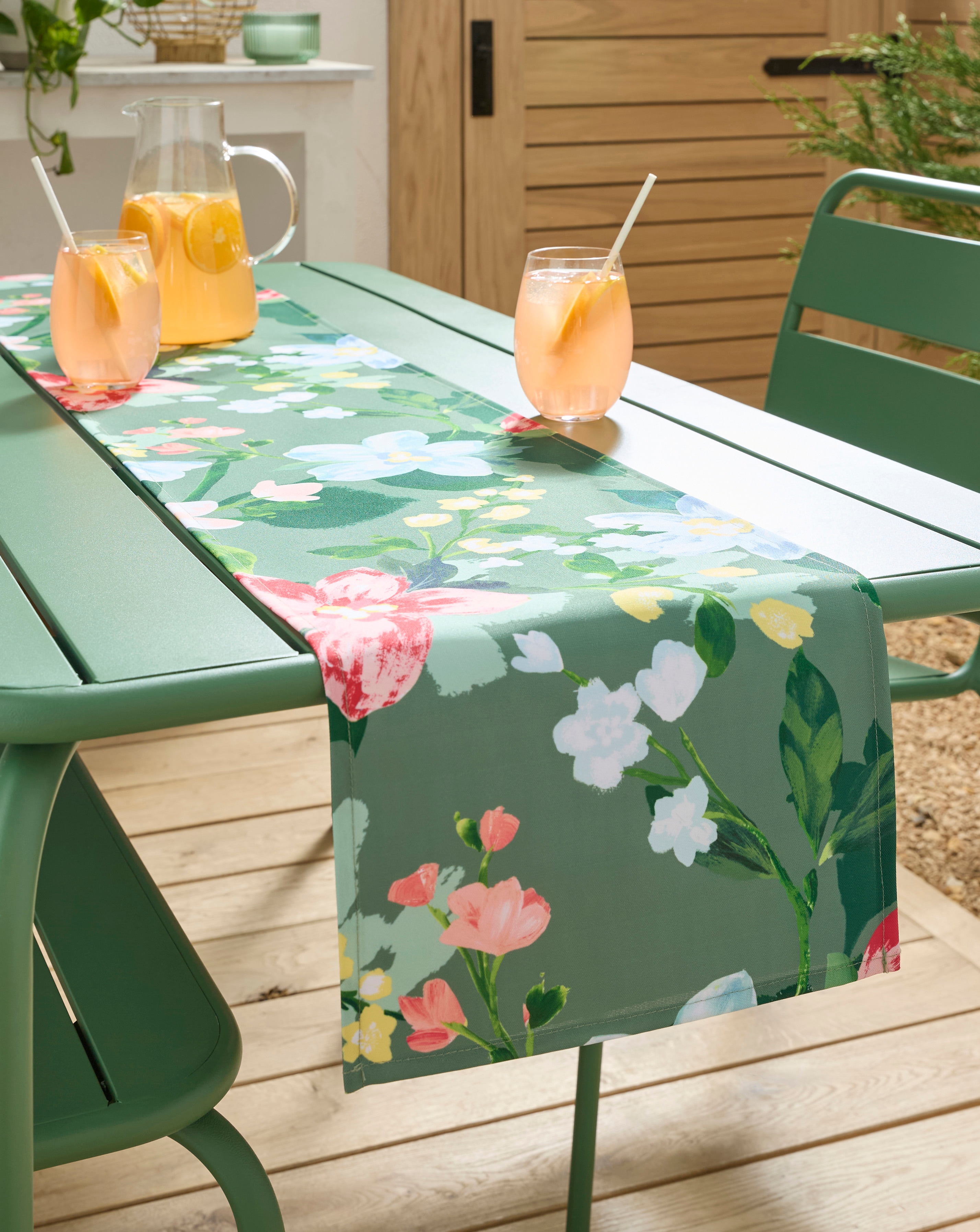 New In - Elora Floral Wipe Clean Table Runner