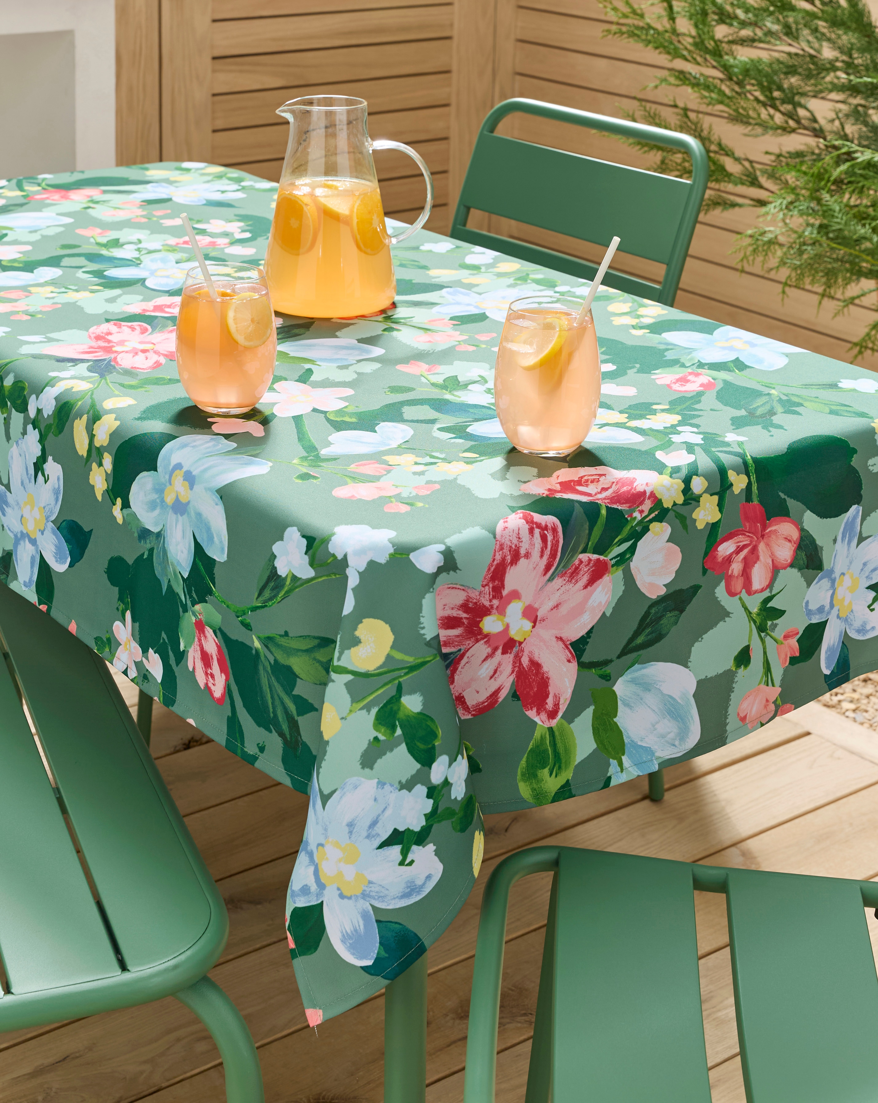New In - Elora Floral Wipe Clean Tablecloth
