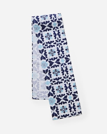 Tile Print Wipe Clean Table Runner