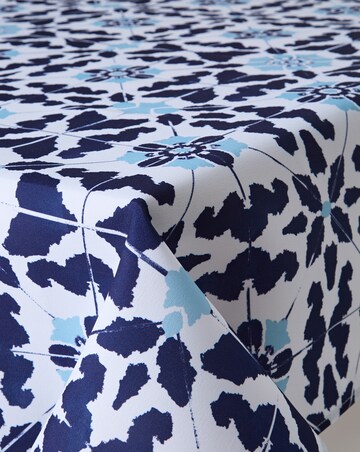 Tile Print Wipe Clean Tablecoth