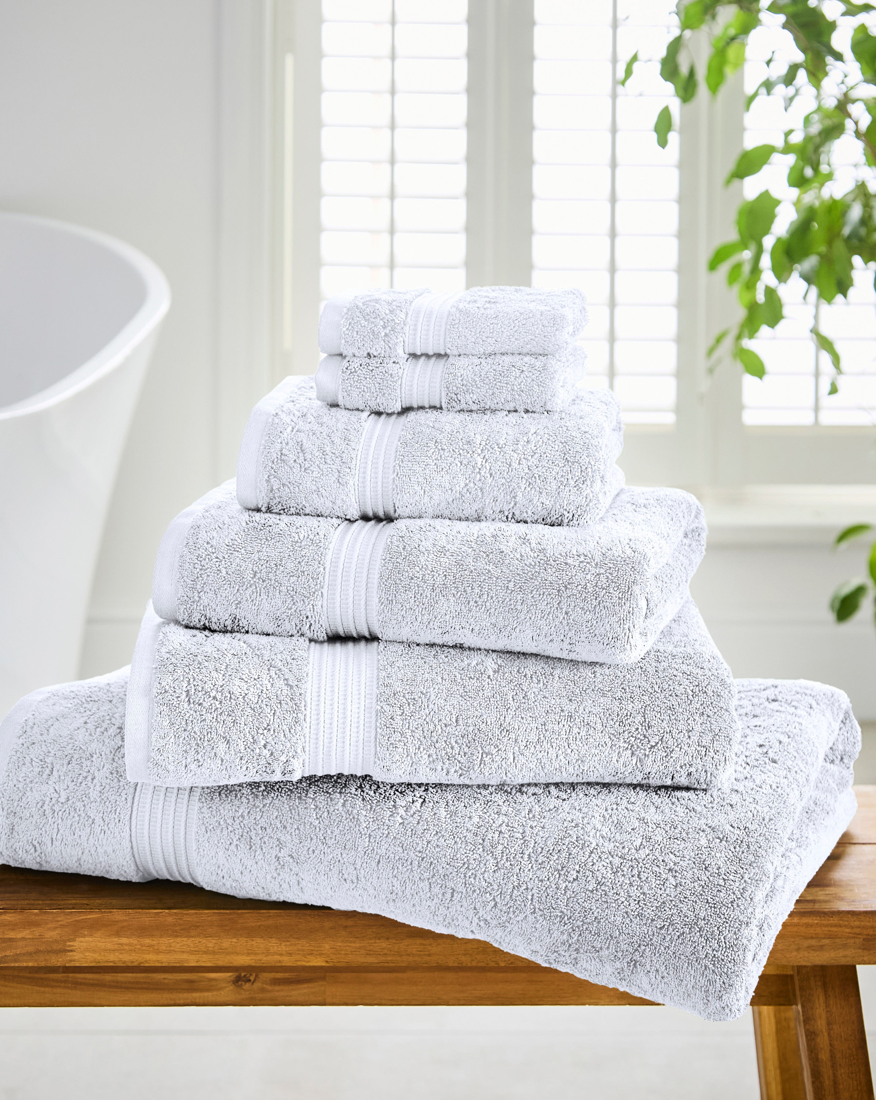 New In - Egyptian Cotton 600Gsm Towel - White