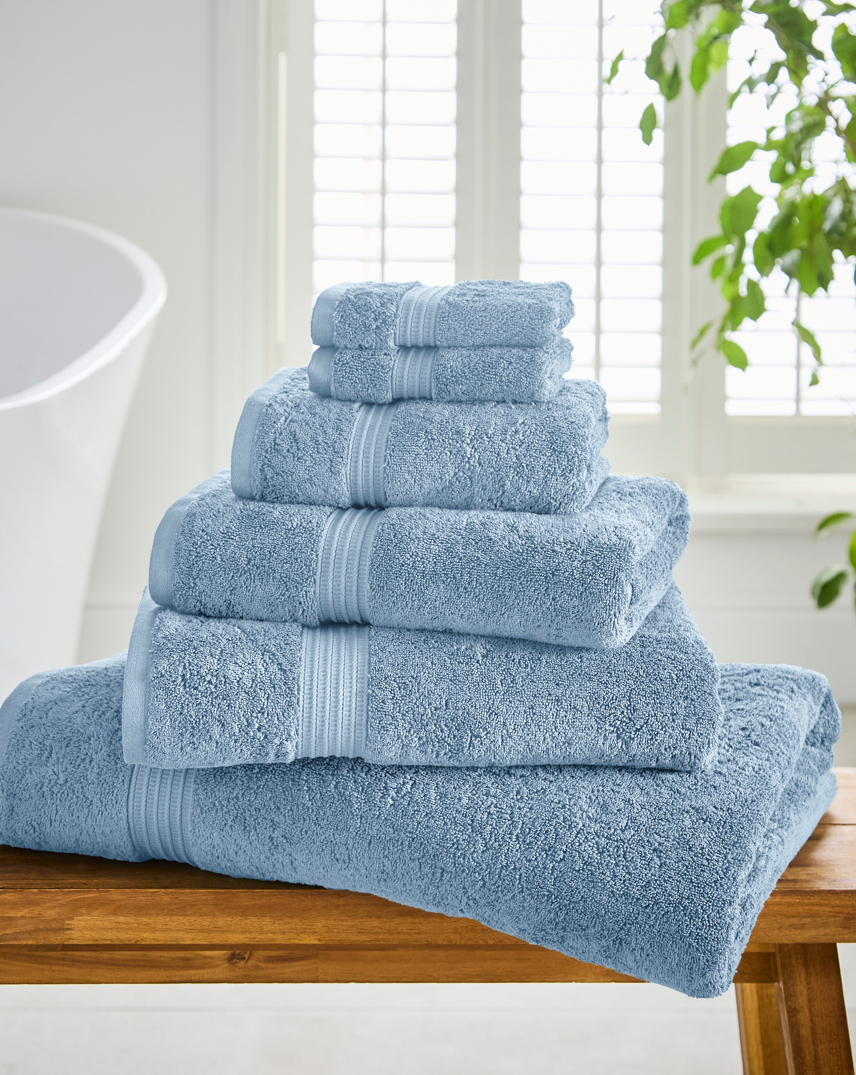 New In - Egyptian Cotton 600Gsm Towel - Chambray