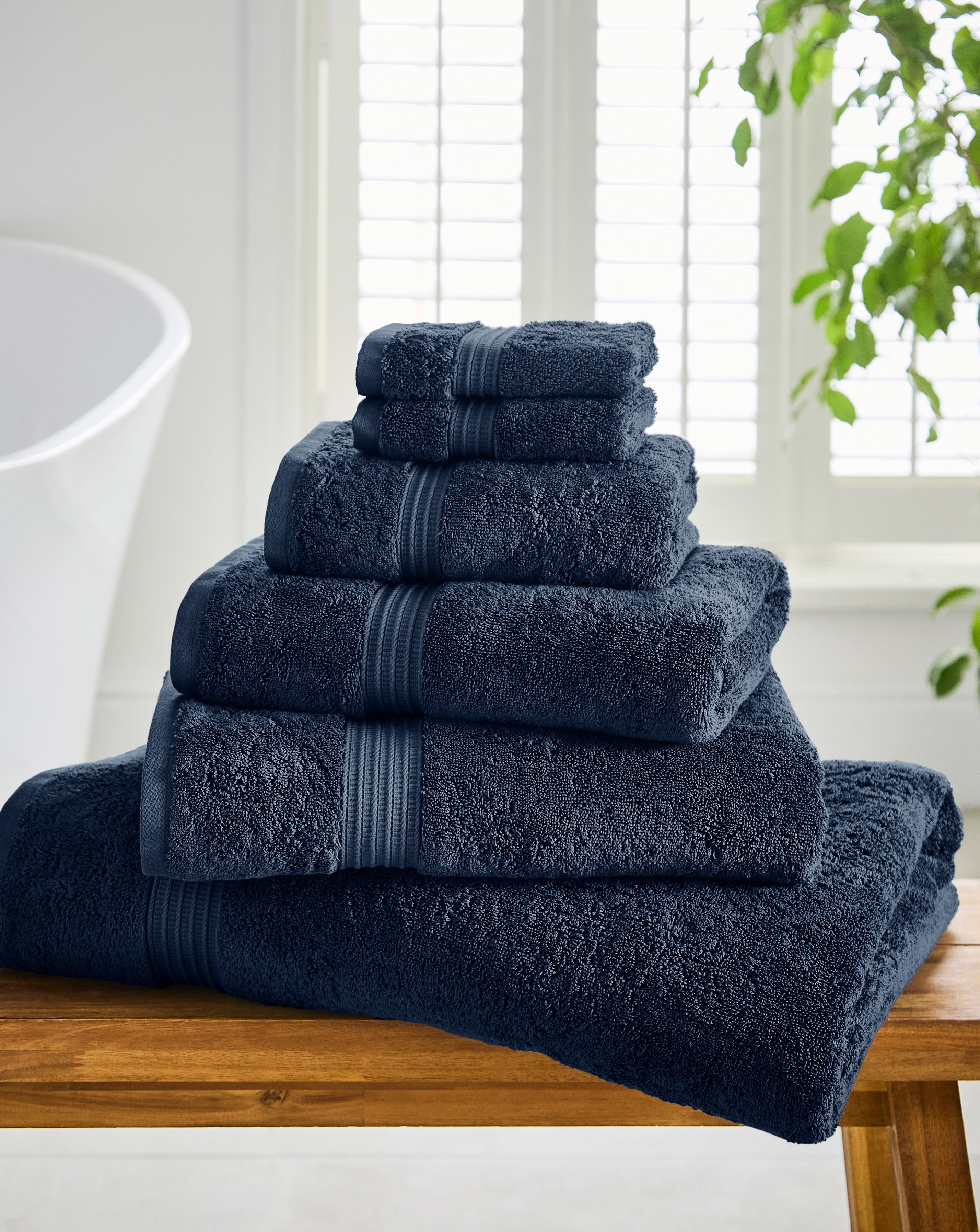 New In - Egyptian Cotton 600Gsm Towel - Midnight