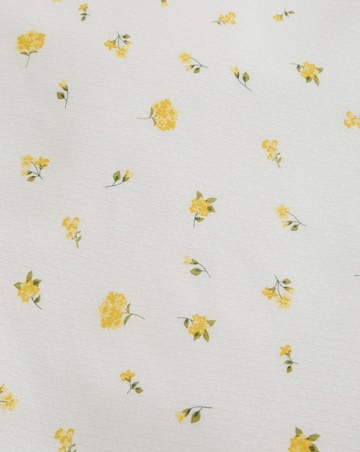 Daisy Floral Textured Cotton Duvet Cover Set