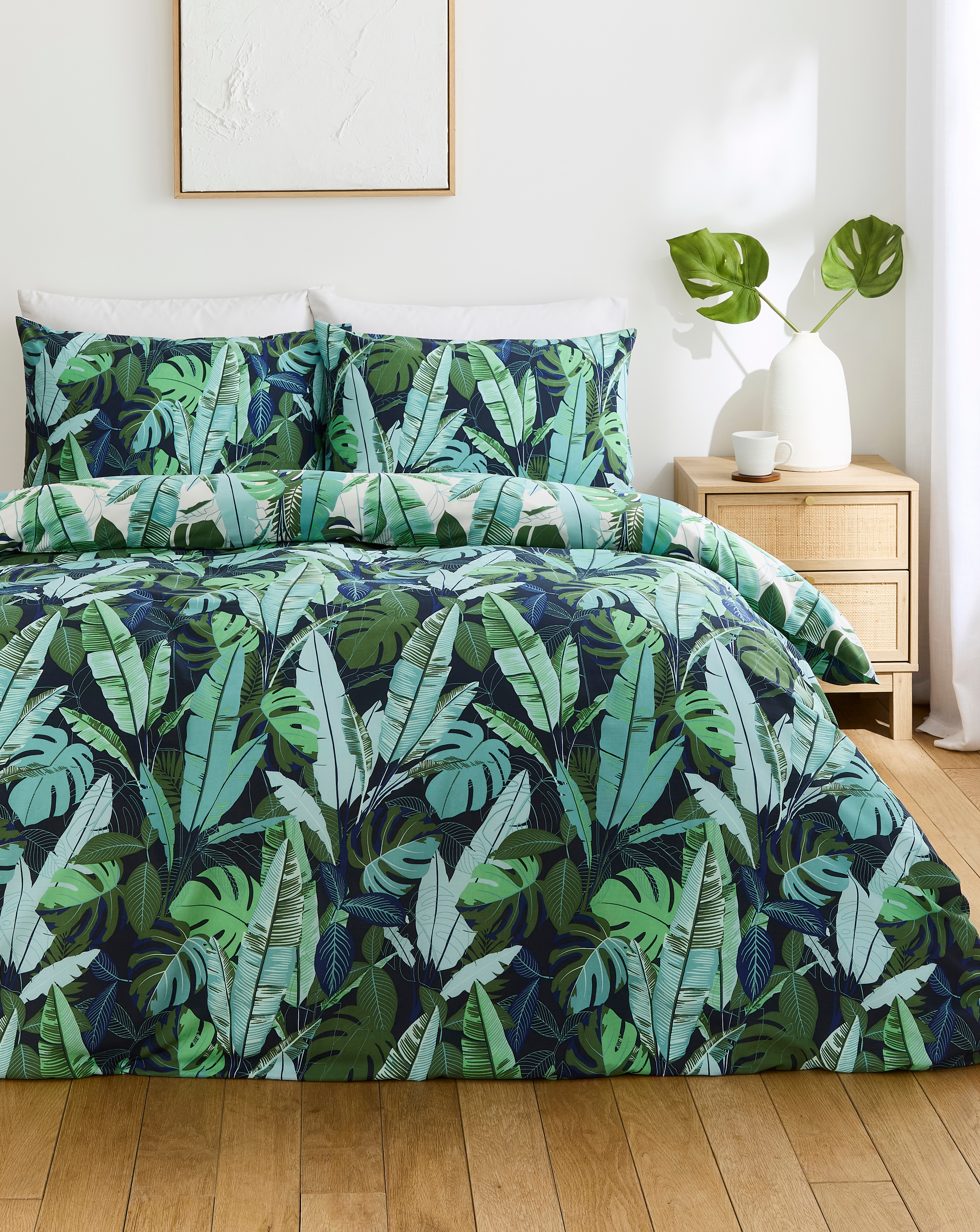 New In - Tropical Leaf Duvet Cover Set