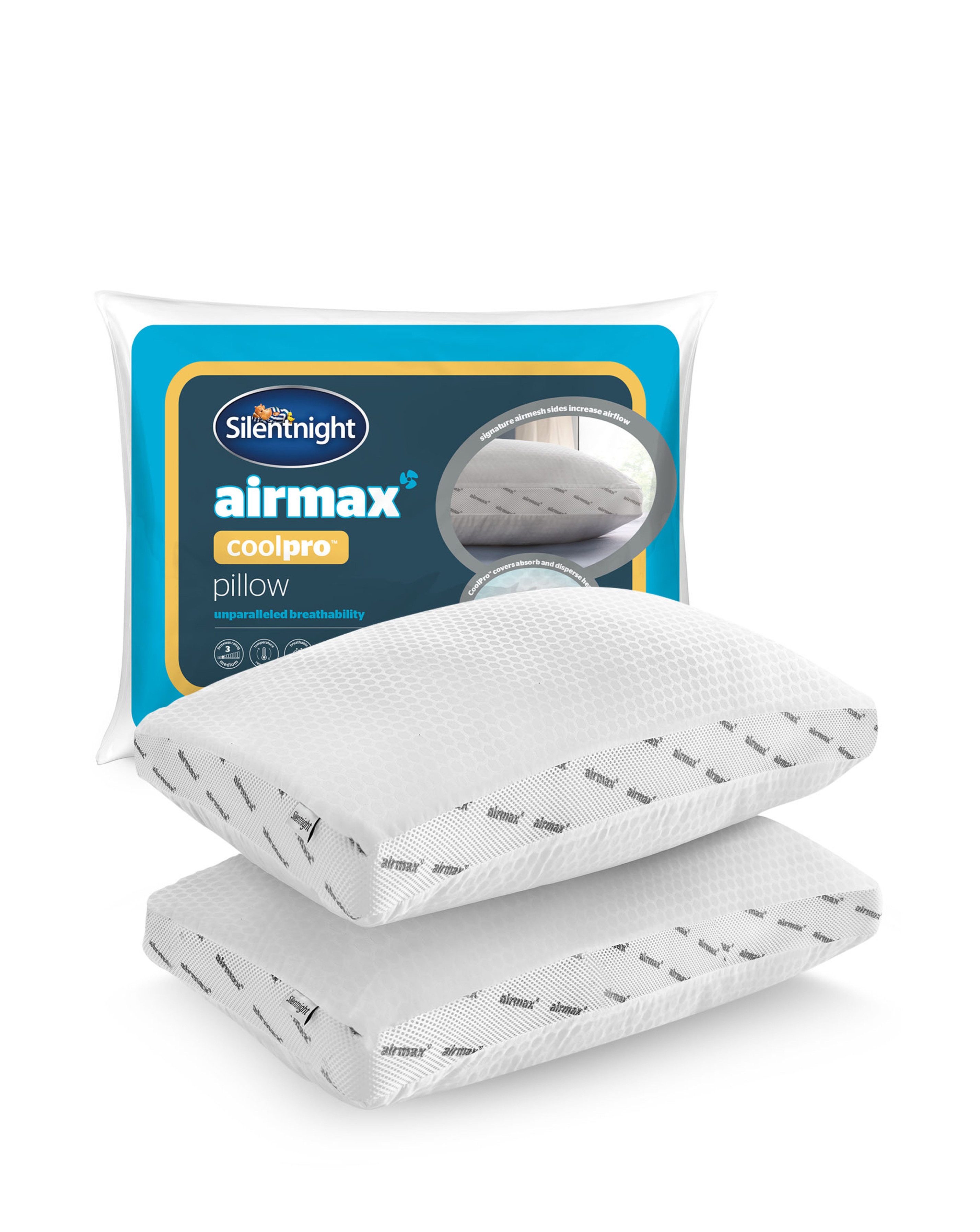 Silentnight Airmax 2Pck Cool Pro Pillow