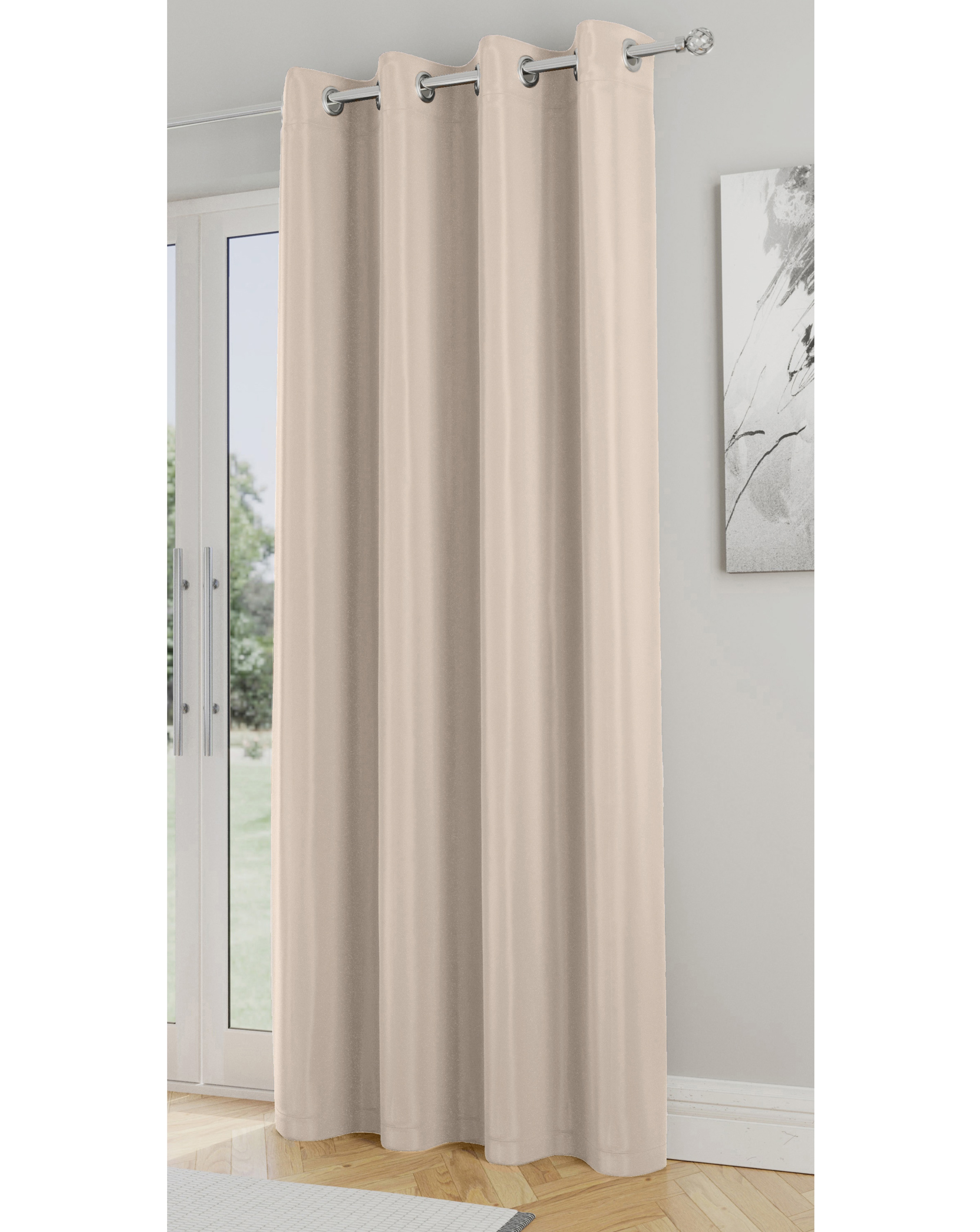 Supersoft Thermal Eyelet Door Curtain