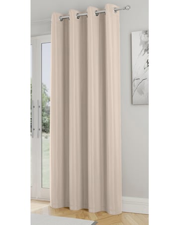 Supersoft Light Filtering Thermal Eyelet Door Curtain