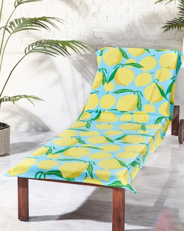 Catheirne Lansfield Lemon Lounger Beach Towel
