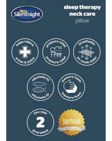 Silentnight Therapy Neck Support Pillow