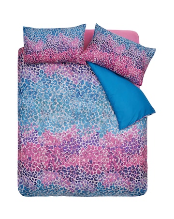 Catherine Lansfield Satin Animal Print Duvet Cover Set