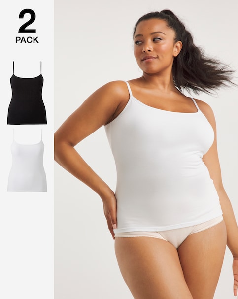 2 Pack Cotton Vest