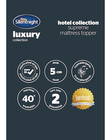 Silentnight Hotel Collection Supreme 5cm Mattress Topper