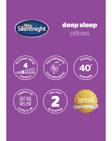 Silentnight Deep Sleep Pack of 4 Pillows