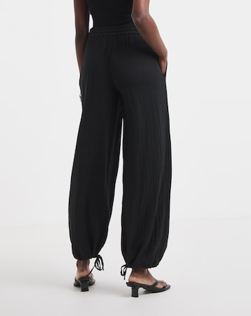 Cotton Cheesecloth Balloon Trousers
