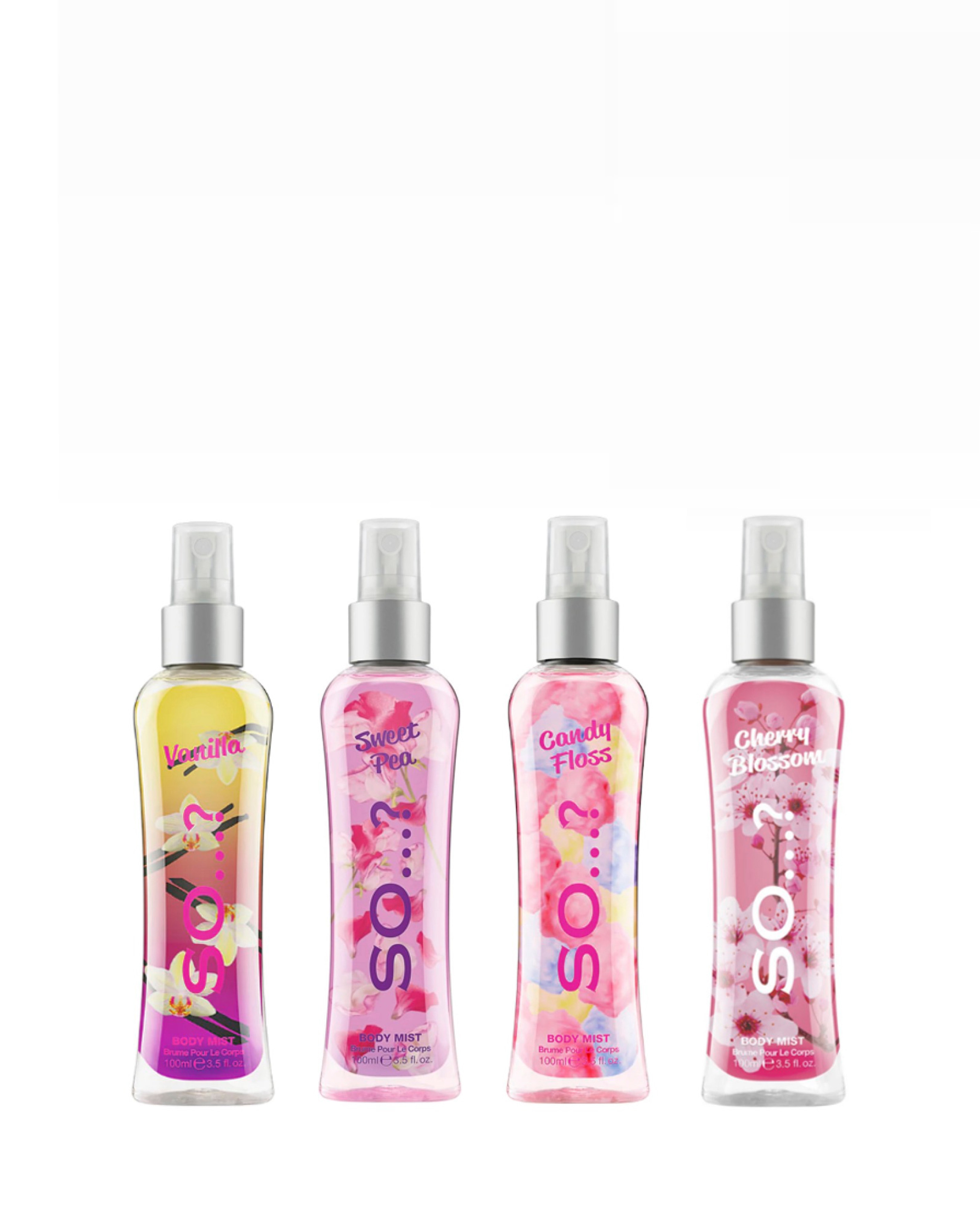 SO Set of 3 Body Sprays 4TH Spray Free