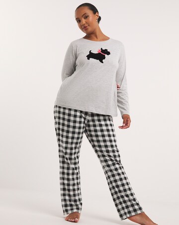 Pretty Secrets Value Christmas Scotty Dog Pyjama Set