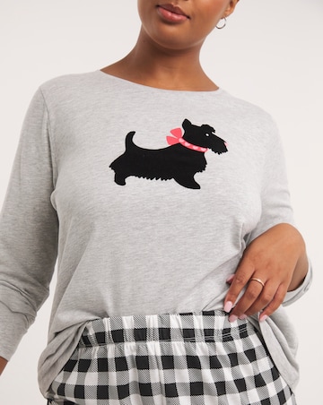 Pretty Secrets Value Christmas Scotty Dog Pyjama Set