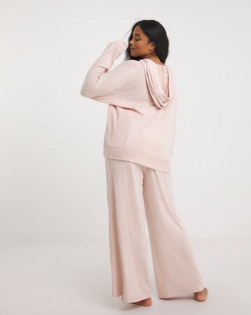 Pretty Secrets Supersoft Hoodie And Wide Leg Lounge Set