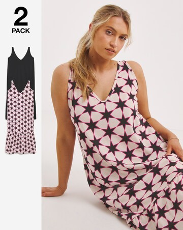 Pretty Secrets Value 2 Pack Nighties | Simply Be