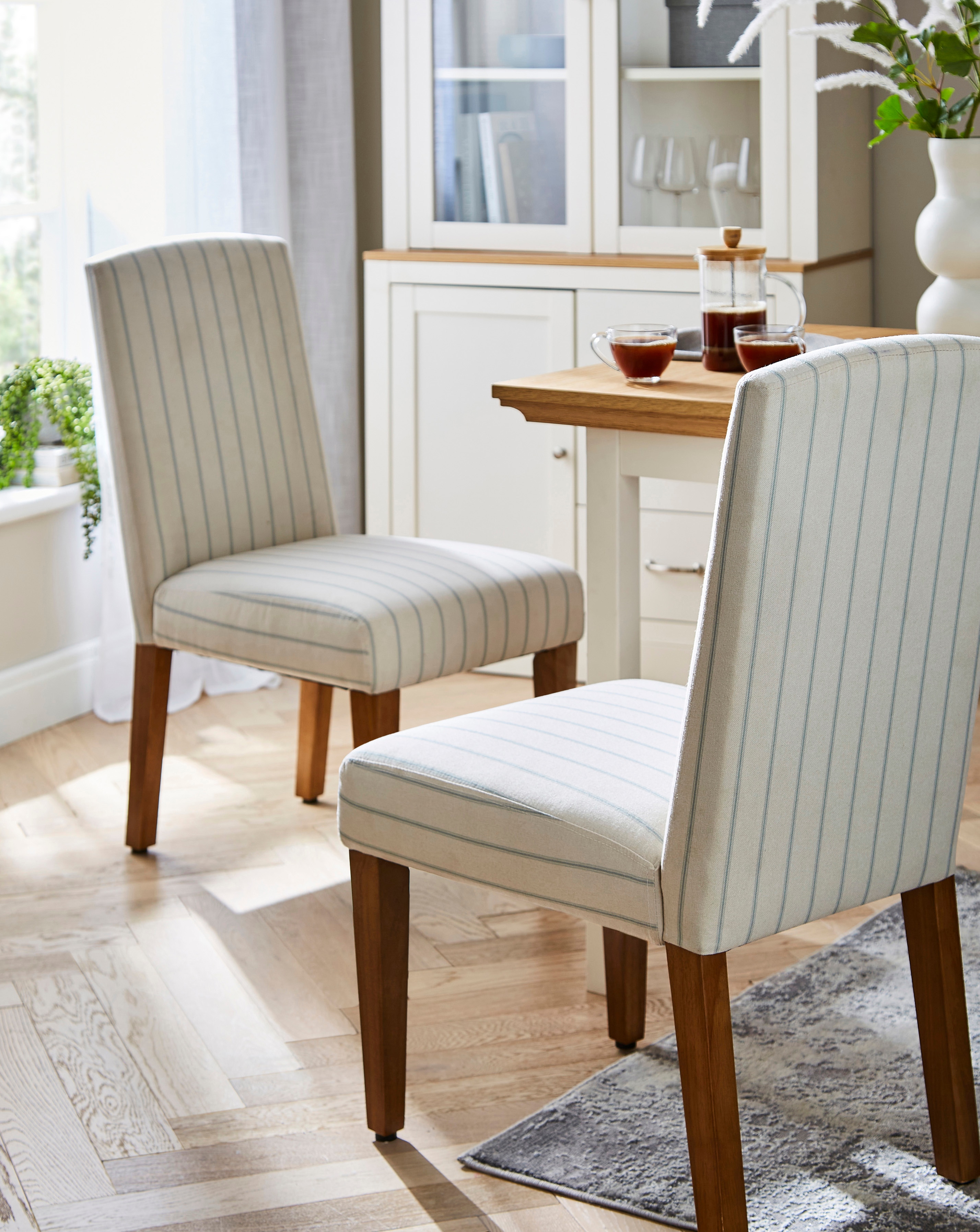 New In - Julipa Everly Stripe Pair of Chairs