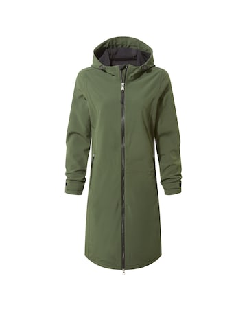 Tog24 Enya Womens Longline Shower Resistant Softshell Jacket