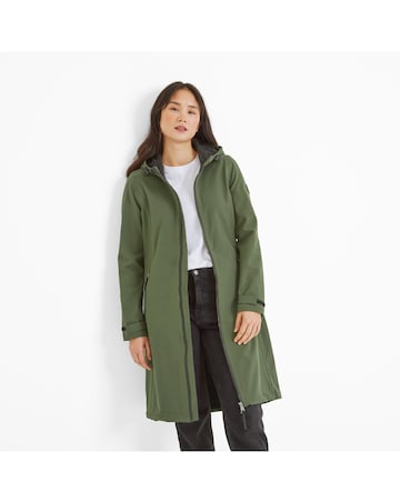 Tog24 Enya Womens Longline Shower Resistant Softshell Jacket
