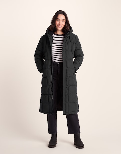 Tog24 Saga Womens Long Jacket - Black