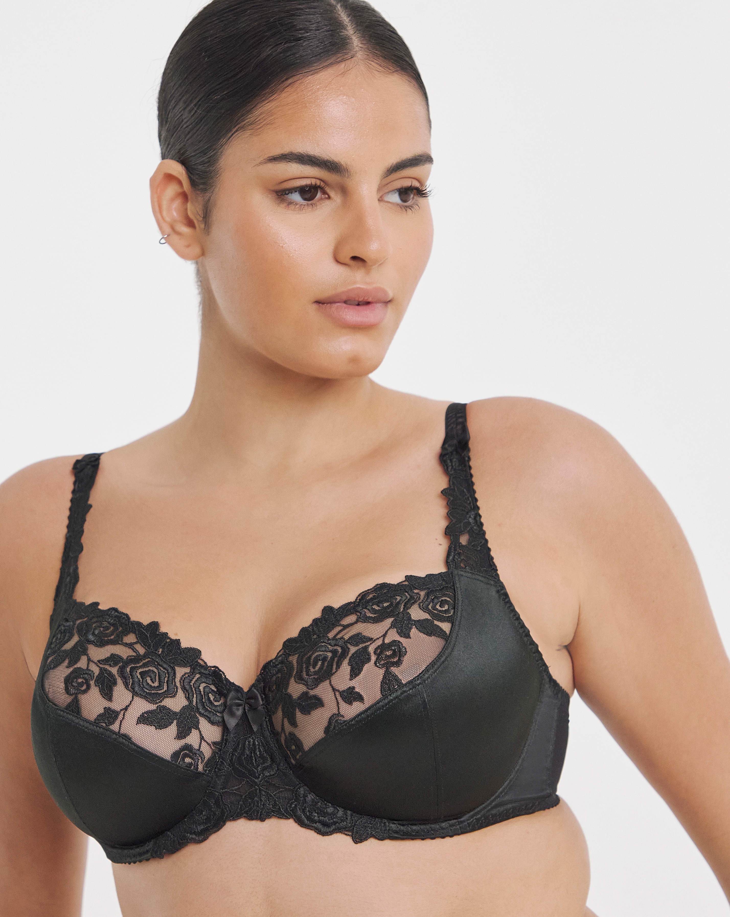 Fantasie Belle Balcony Wired Bra In Black | UK Size 30C Women's